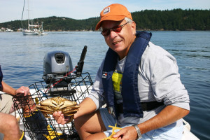 Crabbing in San Juan Islands - Sail the San Juans